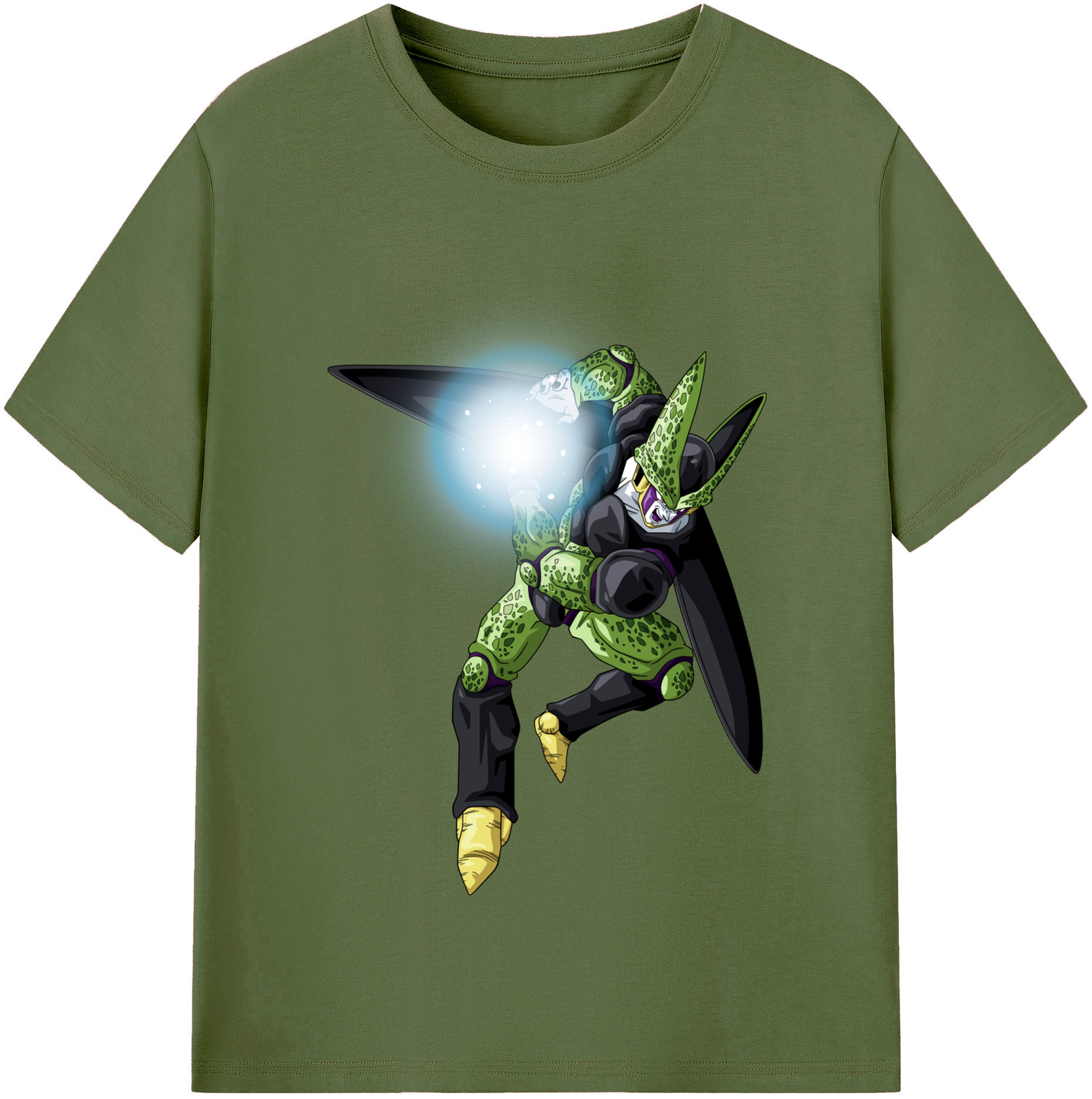 （画像用） ドラゴンボール セル DRAGON BALL Cell 綿100％半袖Tシャツ（フロントプリント）